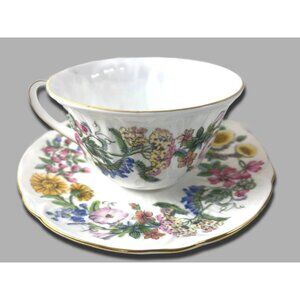 Shelley England Hedgerow Fine Bone China Tea Cup & Saucer Set